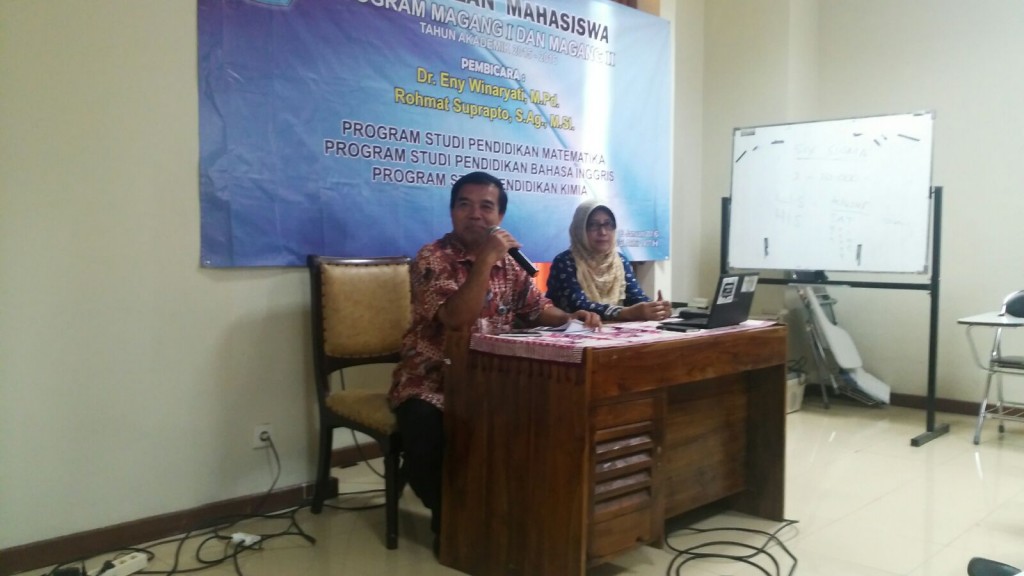 Rektor Unimus membuka pembekalan Magang Kependidikan 