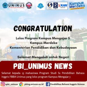 Read more about the article Mahasiswa PBI Unimus Lolos KM-5