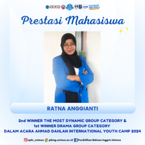 Read more about the article Ratna Anggianti, Mahasiswa PBI, Sabet Dua Gelar di Ahmad Dahlan International Youth Camp 2024