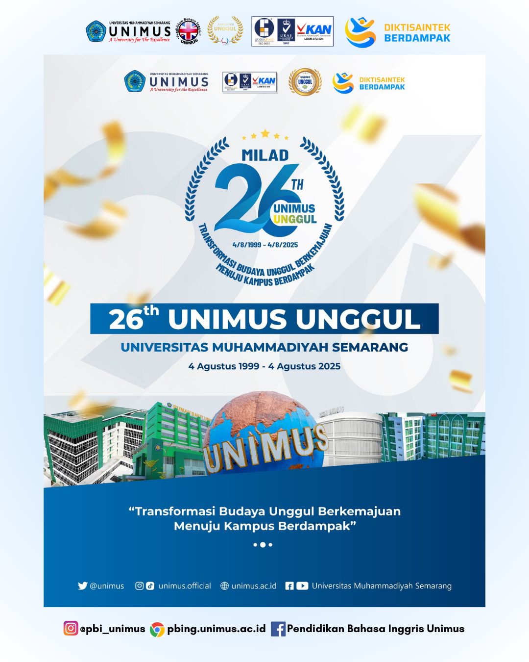 Read more about the article MILAD KE-26 UNIVERSITAS MUHAMMADIYAH SEMARANG