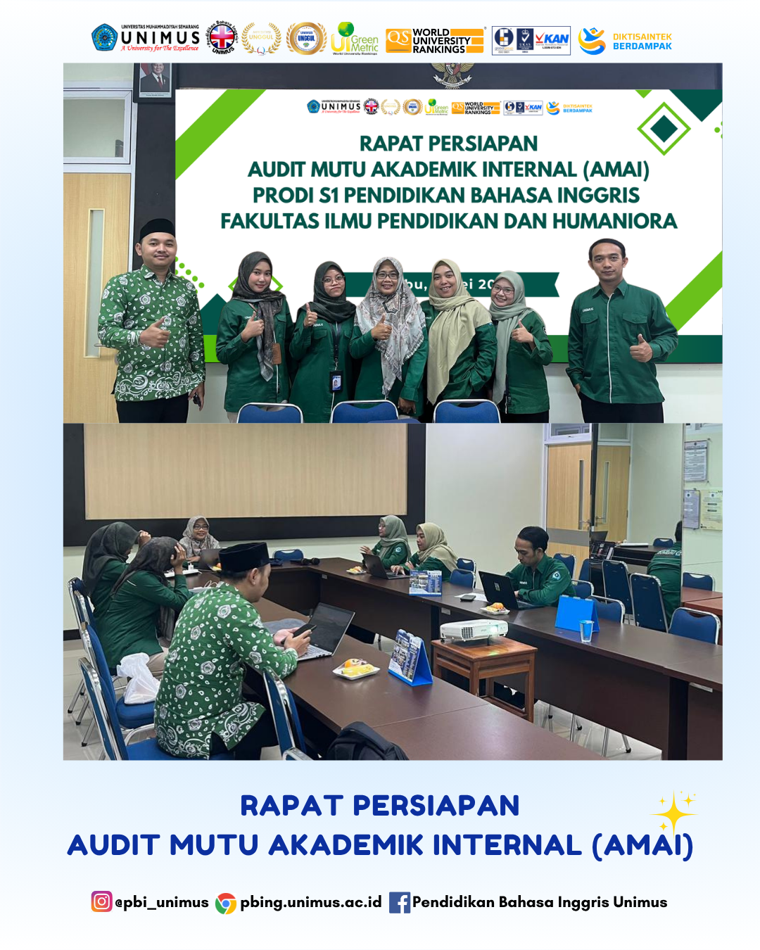 Read more about the article Prodi S1 Pendidikan Bahasa Inggris UNIMUS Gelar Rapat Persiapan AMAI 2026