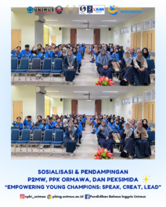 Read more about the article PBI UNIMUS Gelar Sosialisasi dan Pendampingan P2MW, PPK Ormawa, dan PEKSIMIDA