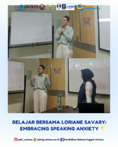 Read more about the article Embracing Speaking Anxiety Bersama Loraine Savary