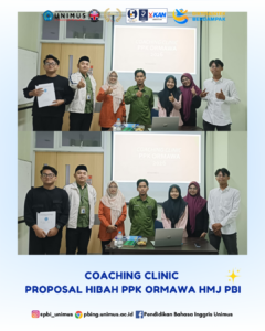 Read more about the article Coaching Clinic Proposal Hibah PPK Ormawa: Penguatan Kapasitas Organisasi Mahasiswa HMJ PBI