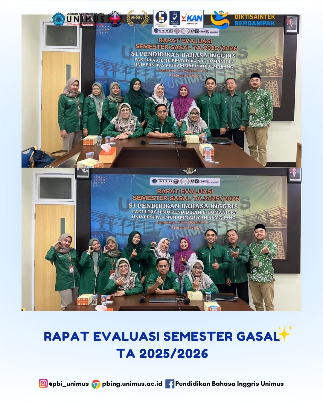 Read more about the article S1 Pendidikan Bahasa Inggris Gelar Rapat Evaluasi Akhir Semester Gasal TA 2025/2026