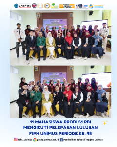 Read more about the article PELEPASAN WISUDAWAN FIPH UNIMUS KE-48