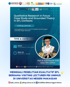Read more about the article UNM dan UNIMUS Perkuat Jejaring Akademik melalui Visiting Lecturer Bidang EFL Research