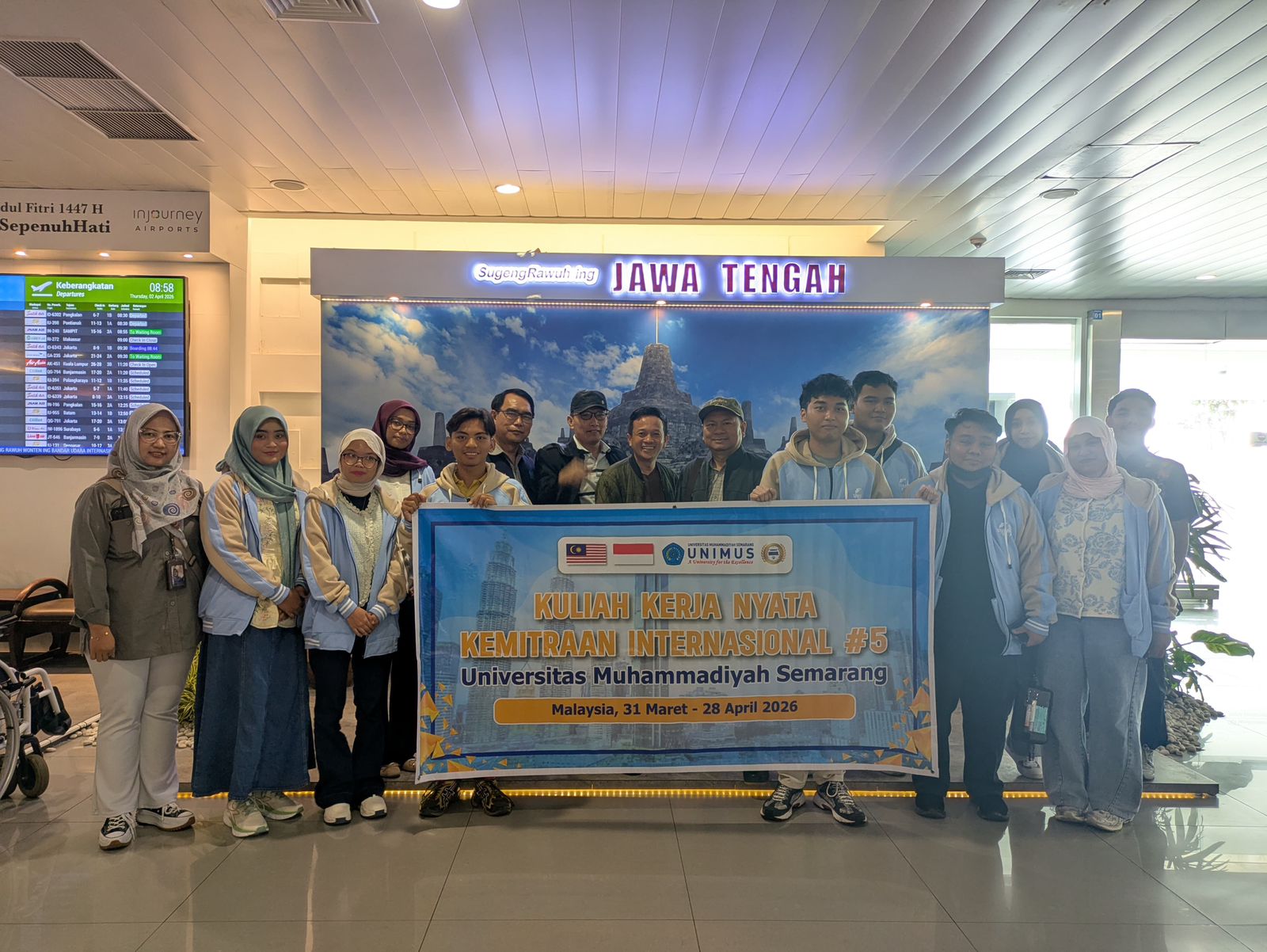 Mahasiswa PBI UNIMUS Ikuti KKN Internasional di Malaysia, Perluas Wawasan Global