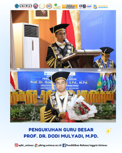 Read more about the article Prof. Dr. Dodi Mulyadi, M.Pd. Resmi Dikukuhkan sebagai Guru Besar Bidang TELL