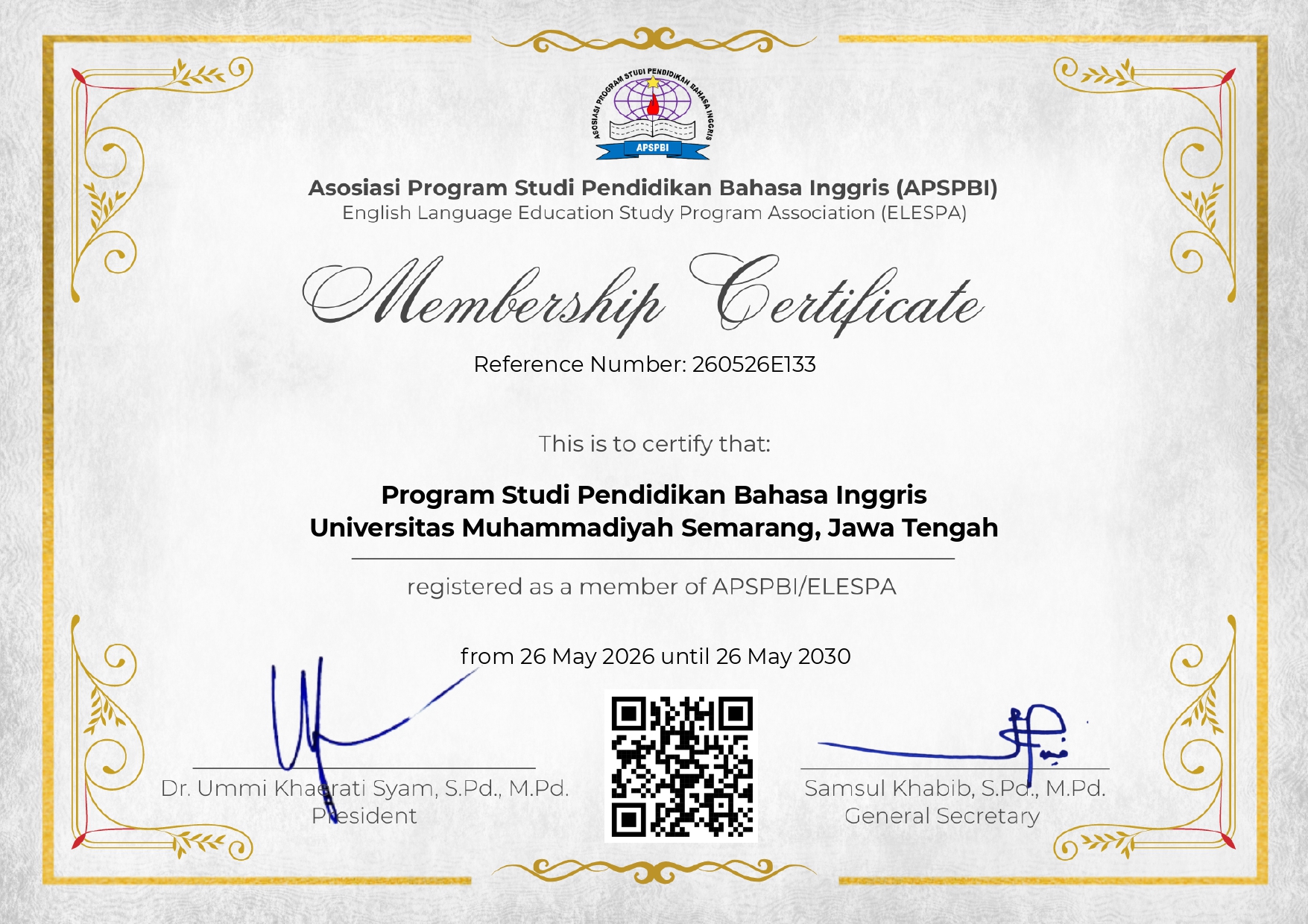 PBI UNIMUS Tingkatkan Kolaborasi Nasional melalui Keanggotaan APSPBI/ELESPA