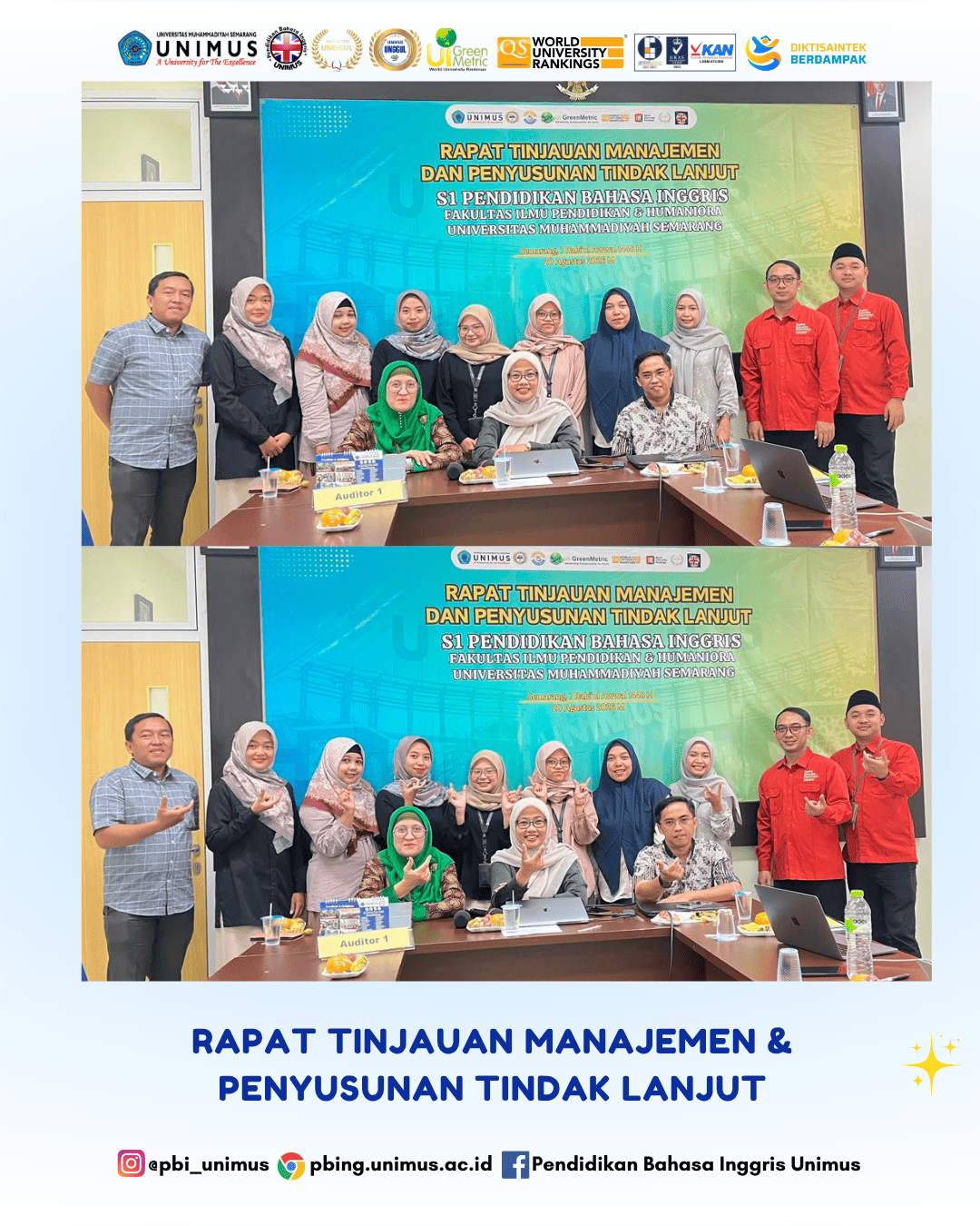 Read more about the article PBI UNIMUS Laksanakan Rapat Tinjauan Manajemen dan Penyusunan Tindak Lanjut